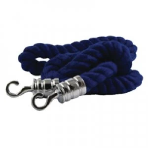 Albion Royal Blue Rope 25x1500mm With Chrome Hooks VERRS-CLRP-CHBU