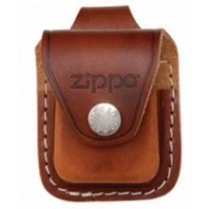 Zippo Brown Lighter Pouch With Loop Leather