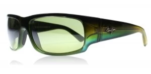 Maui Jim World Cup Sunglasses Green / Black stripes 15MR Polariserade 64mm