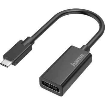 Hama USB 2.0 Adapter [1x DisplayPort socket - 1x USB-C plug]
