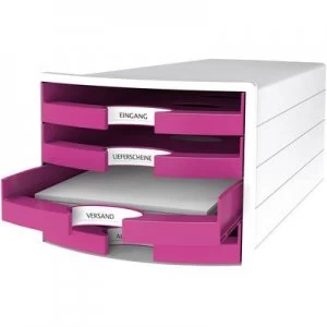 HAN IMPULS 2.0 1013-56 Desk drawer box White A4, C4 No. of drawers: 4