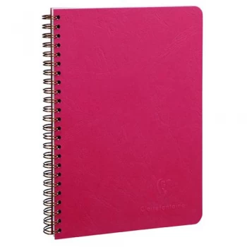 Clairefontaine Age Bag Wirebound Notebook A5 Red Pack of 5 785362C