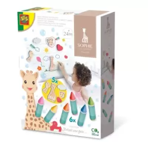 SES Creative Sophie La Giraffe Bath Crayons with Shapes, 2 Years...
