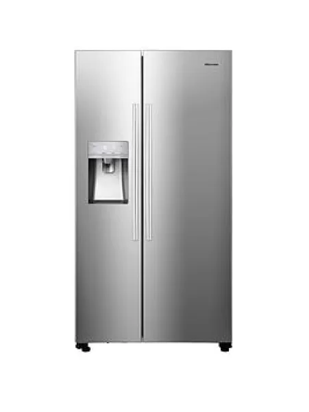 Hisense RS694N4ICE Total No Frost American Fridge Freezer - Stainless Steel - E Rated