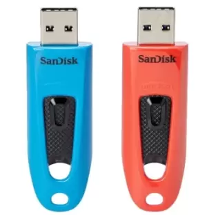 SanDisk Ultra USB flash drive 64GB USB Type-A 3.0 Blue, Red