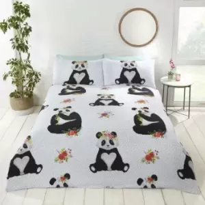 Rapport - Panda Fun-Filled, Duvet Set, Multi, Size: Single - 135cm x 200cm