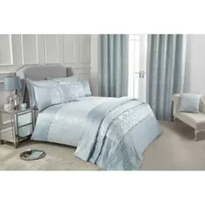 Eden Embellished Jacquard Quilted Bedspread Set 220 x 240cm