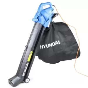 Hyundai HYBV30E 3000W 3-in-1 Leaf Blower, Garden Vacuum & Shredder with 45L Collection Bag