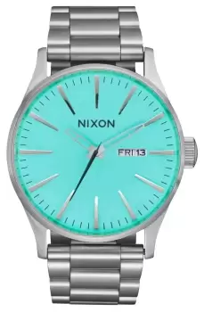 Nixon A356-2084-00 Sentry Blue Dial Stainless Steel Watch