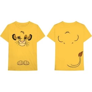 Disney - Lion King Simba Unisex XX-Large T-Shirt - Yellow
