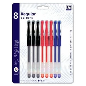 A Star Regular Gel Pens Pack 8