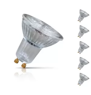 Osram GU10 Spotlight LED Bulb Dimmable 4.5W (50W Eqv) Warm White 5-Pack