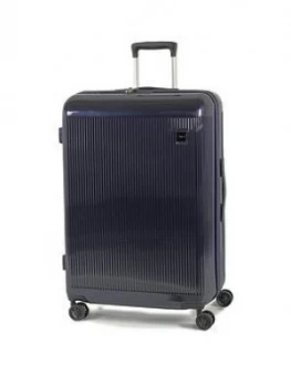 Rock Luggage Windsor Large 8-Wheel Suitcase - Navy