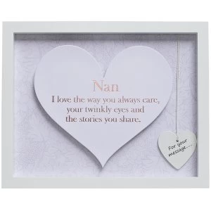 Said with Sentiment Rectangular Heart Frames Nan