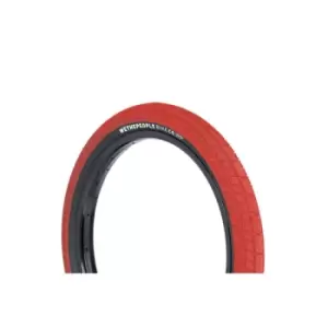 Wethepeople Overbite BMX Tyre 20 x 2.35 Red/Black Sidewall