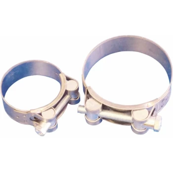 43-47MM Heavy Duty St/Steel Bolt Clamps- you get 5 - Matlock