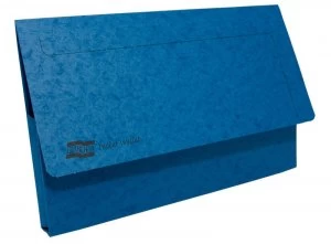 Europa Pocket Wallet Foolscap Blue 5255z - 10 Pack