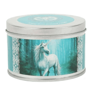 Forest Unicorn Candle By Anne Stokes