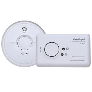 FireAngel Smoke and Carbon Monoxide Alarm Twin Pack