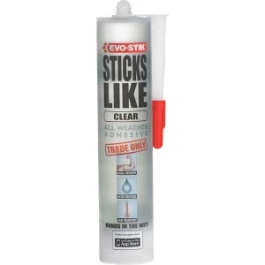 Evo-Stik Sticks Like All Weather Adhesive Clear 290ml