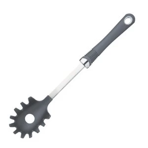 KitchenCraft Professional Nylon Pasta Server / Spaghetti Spoon with Soft-Grip Handle 34.5 cm