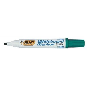 Bic Velleda 1701 Bullet Tip Whiteboard Marker Green Pack of 12 Markers