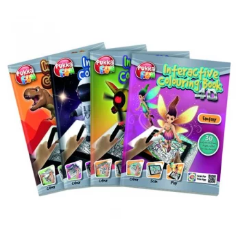 Pukka Fun Assorted Interactive Colour Books Pack of 4 8608-FUN