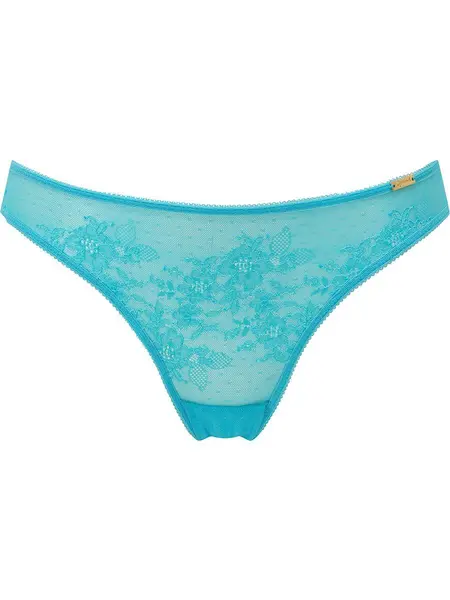 Gossard Glossies Lace Brief Turquoise