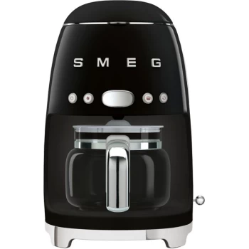 SMEG 50's Retro DCF02BLUK Filter Coffee Machine - Black