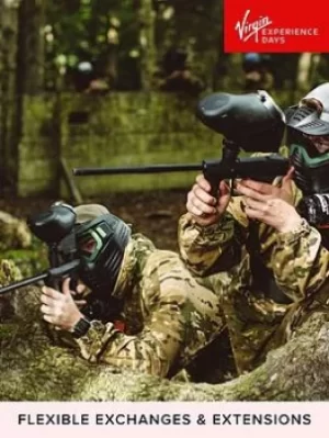 Virgin Experience Days Full Day Paintballing for Two, One Colour, Women