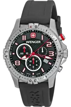 Mens Wenger Squadron Chronograph Watch 77055
