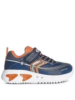 Geox Boys Assister Trainer, Navy, Size 1 Older