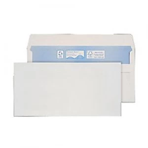 Purely Nature First Ennvironmental DL BRE Envelopes Gummed 102 x 216mm Plain 80 gsm White Pack of 1000
