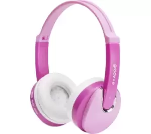 GROOV-E KIDZ Wireless Bluetooth Kids Headphones - Pink