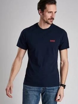 Barbour International Small Logo Slim Fit T-Shirt - Navy Size M Men