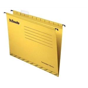 Esselte Pendaflex Foolscap Suspension File Yellow 1 x Box of 25