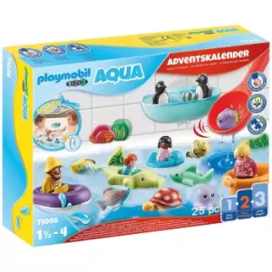 Playmobil 1.2.3 AQUA Bath Time Fun Advent Calendar (71086)