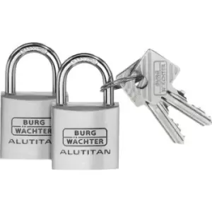 Burg Waechter 36151 Padlock 30.00 mm keyed-alike Aluminium Key