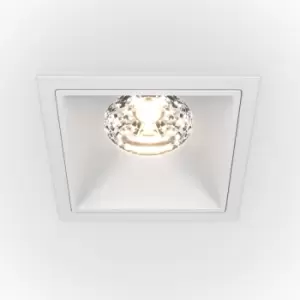Maytoni Alfa LED Square Dimmable Recessed Downlight White, 1150lm, 3000K
