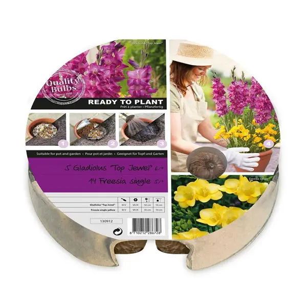 YouGarden Plant-O-Mat Gladiolus and Freesia Kit - Multi 1 pack
