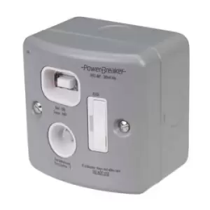 Powerbreaker 13A Type A Rcd Fused Spur Metal Clad - H92-MP