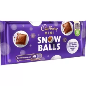 Cadbury Mini Snow Balls Bar 110g