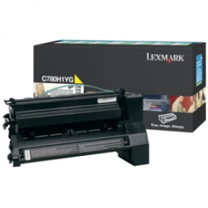 Lexmark C780H1YG Yellow Laser Toner Ink Cartridge
