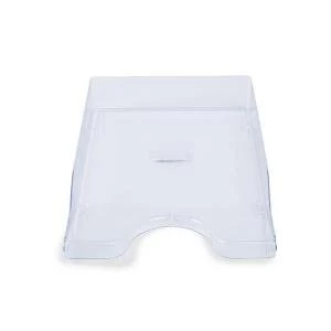 A4Foolscap Polystyrene Continental Letter Tray Crystal Clear