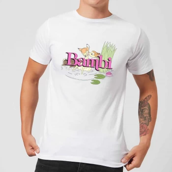 Disney Bambi Kiss Mens T-Shirt - White