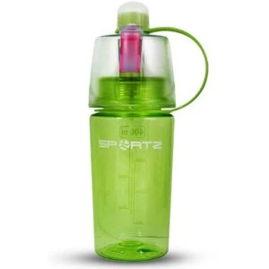 Aquarius SportZ 400ml Travel Water Bottle with Spray Function - Green