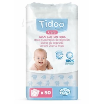 Organic Cotton Pads - 50s - 93769 - Tidoo