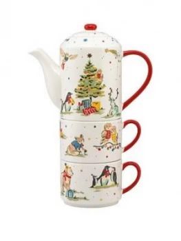 Cath Kidston Tea-For-Two Teapot And Cup Set