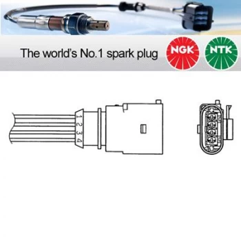 1x NGK NTK Oxygen O2 Lambda Sensor OZA510-AU6 OZA510AU6 (0049)