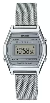 Casio LA690WEM-7EF Vintage Stainless Steel Milanese Mesh Watch